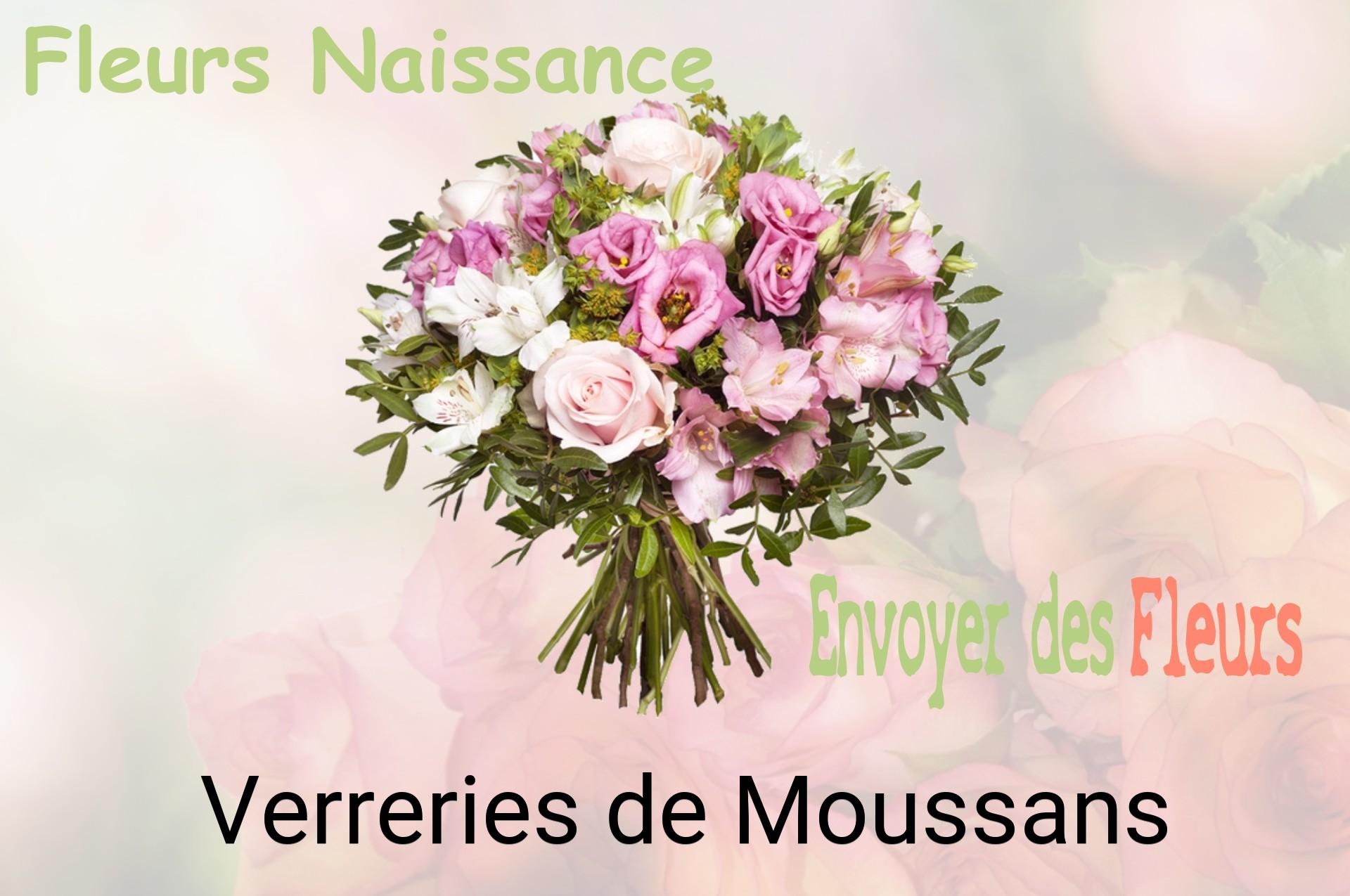 Bouquet de fleurs de naissance livré à Verreries-de-Moussans