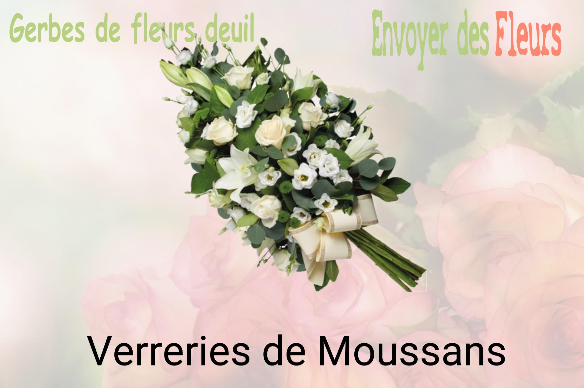 Gerbe de fleurs de deuil livrée à Verreries-de-Moussans